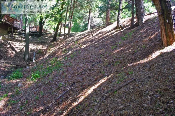 5550 Sq Ft downslope Lot