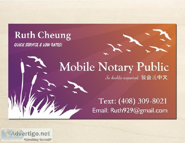 Mobile Notary Public