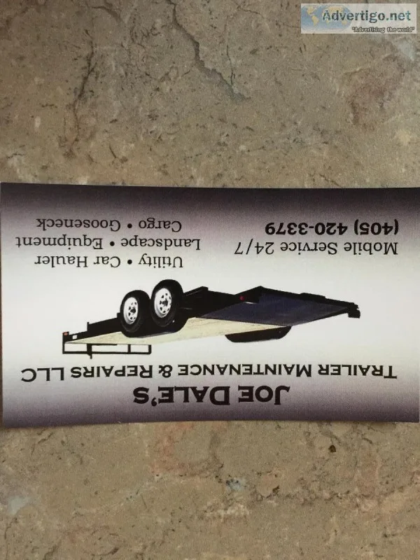 JOE DALE&rsquoS Trailer maintenance and repairs LLC