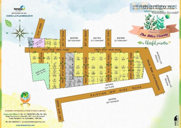 HMDA PLOTS for SALES On Kothur Highway Hyd-India