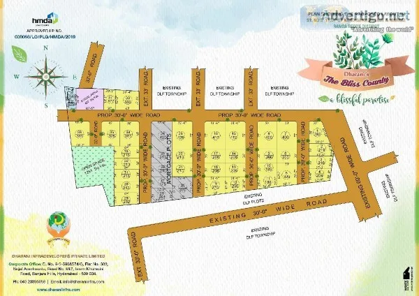 HMDA PLOTS for SALES On Kothur Highway Hyd-India