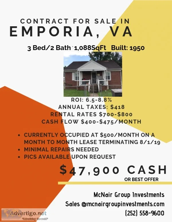 PRICE REDUCED  LANDLORD WANTED Almost 9% ROI