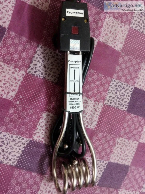 Crompton CG-IHL 152 1500-Watt Immersion Water Heater (Black) Com