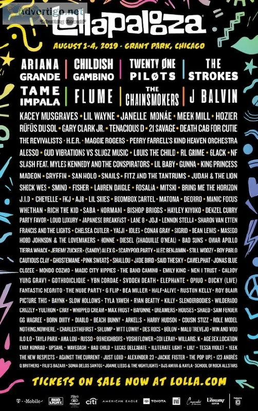 Lollapalloza tickets
