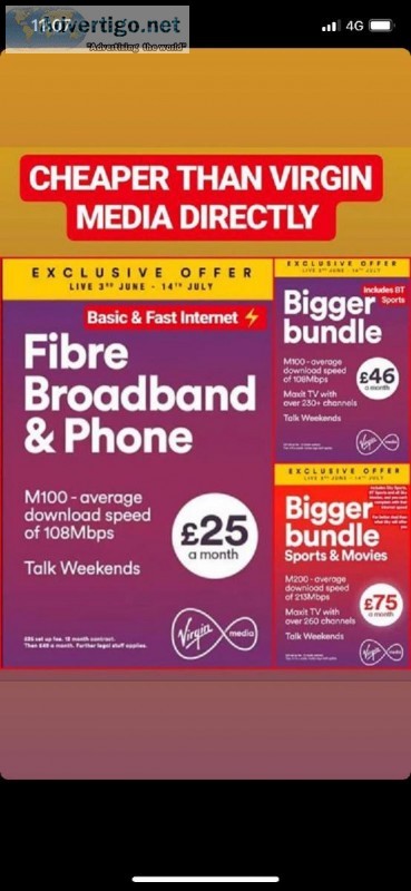 EXCLUSIVE DEALS ON VIRGIN