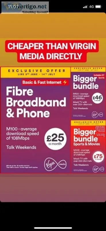 EXCLUSIVE DEALS ON VIRGIN