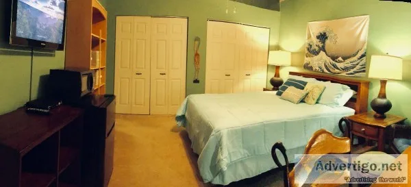 Room with private bathroom