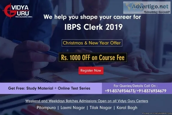 Turn Your Dream into Reality - Crack IBPS Clerk 2019