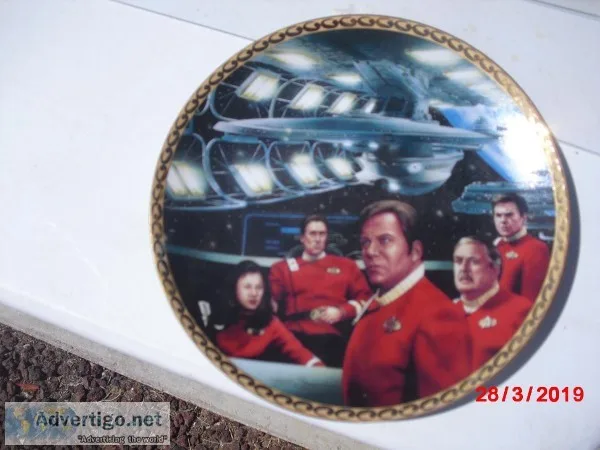 Kirk s Final Voyage 1995 Hamilton Collection Plate