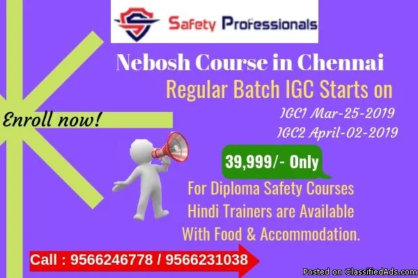 fire and safety course in chennai