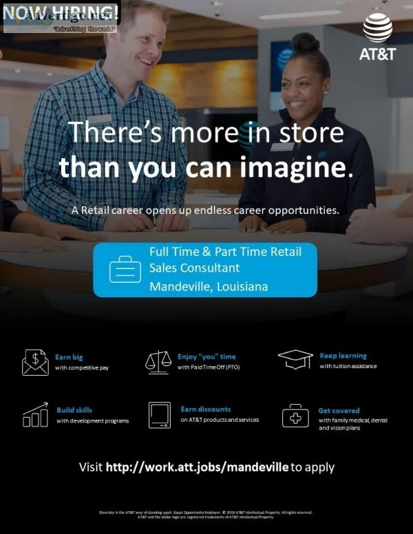 Part Time Retail Sales Consultant - Mandeville LA