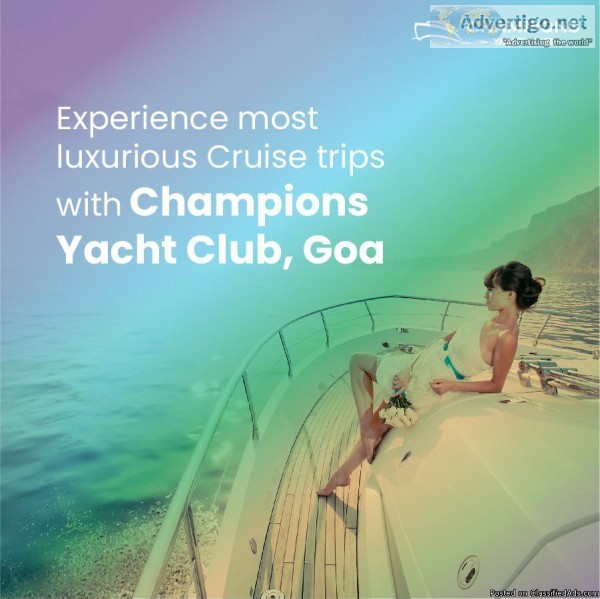 Celebrate  Champions Yacht Club Boat Party in Goa