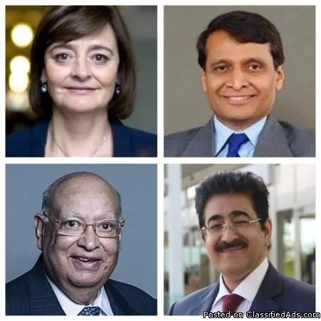Sandeep Marwah Exchanged Ideas With Cherie Blair