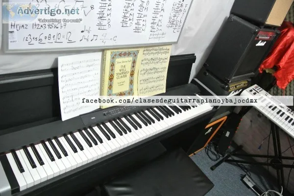 Clases de Piano Clasico y Teclado Particulares Colonia Roma