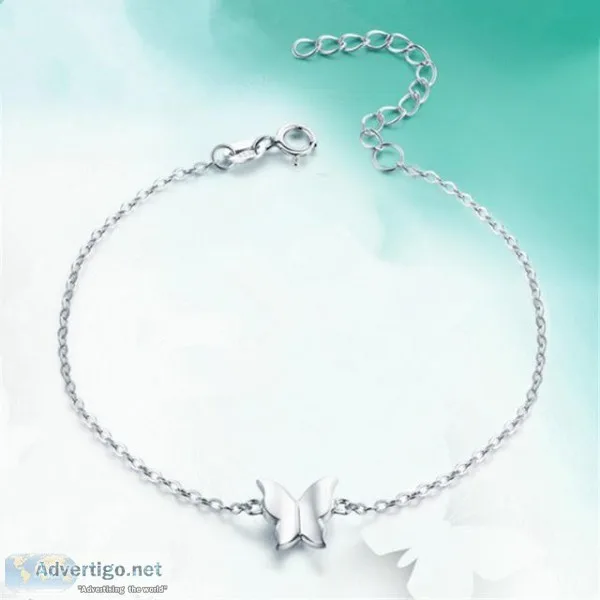 Sterling Silver Butterfly Bracelet