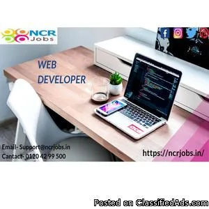 web developer job in noida