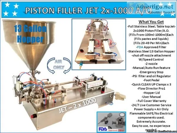 PISTON FILLER JET 2x-1000 AO