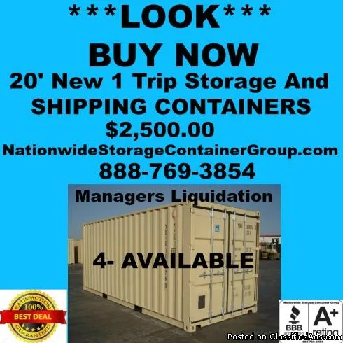 Industrial shipping containers