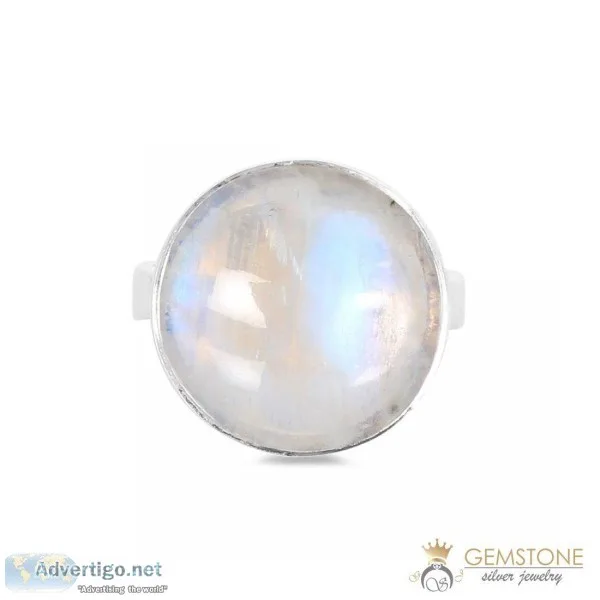 MOONSTONE RING - AURORA