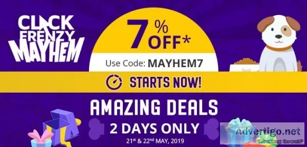 CLICK FRENZY SALE IS ON NOW