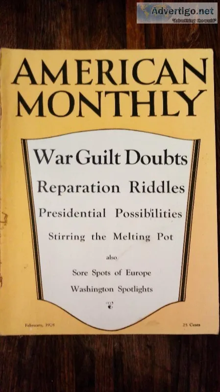 American Monthly Magazine Feb 1929