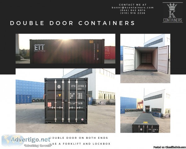Double Door Cargo Container