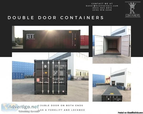 Double Door Cargo Container