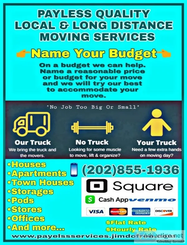 PAYLESS QUALITY MOVING SERVICES
