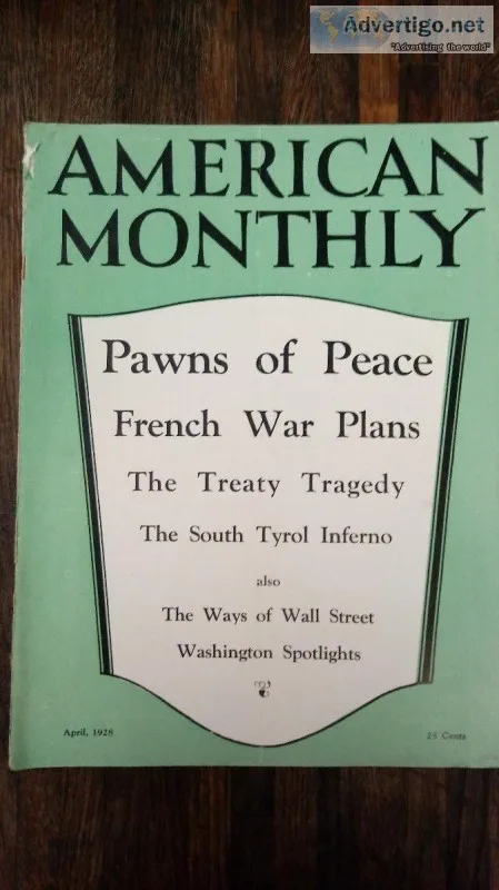 American Monthly Magazine April 1928