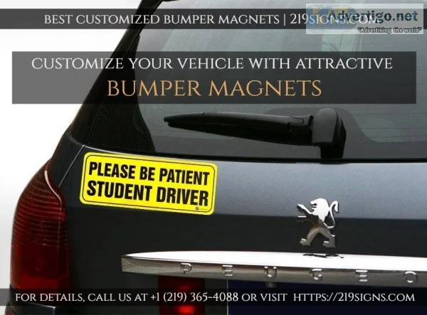 Customized Bumper Magnets  Bumper Sticker Magnets