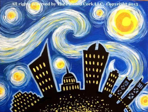 Folsom Studio 617 Funky Starry Night
