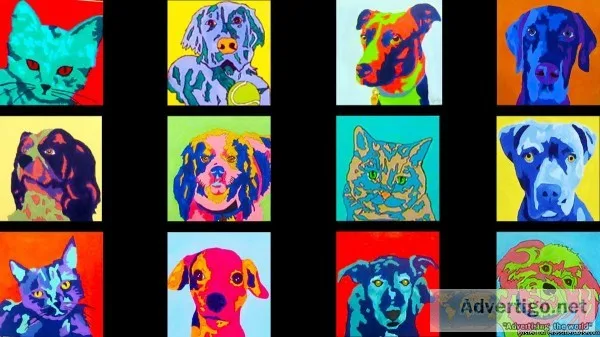 Folsom Family Room 428 Paint your Pet Warhol