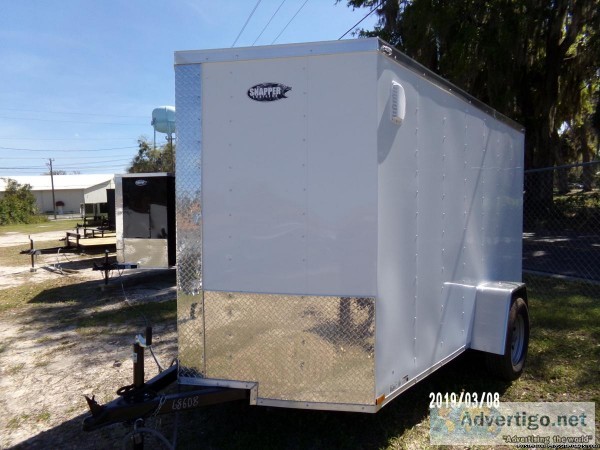 6 x 10 Premium Enclosed Cargo Trailer WV-nose - 68664