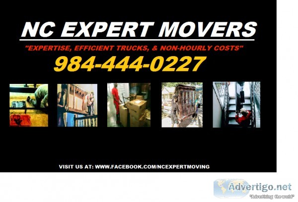Great quality and affordable non-hourly rates(NC EXPERT MOVERS)