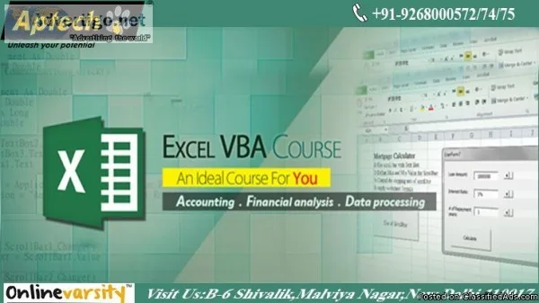 VBA and Macro ClassesAptech Malviya Nagar