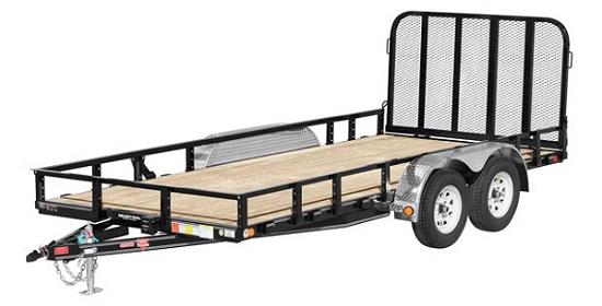 83" Tandem Axle Channel Utility PJ Utility Trailer UL162