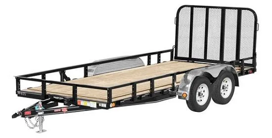83&quot Tandem Axle Channel Utility PJ Utility Trailer UL162