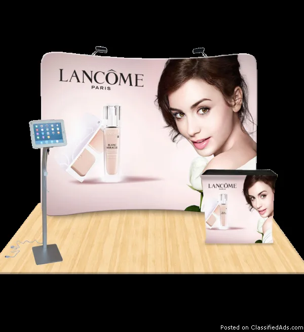 Lightweight And Easy To Set Up Trade Show Booths - Branded Canop