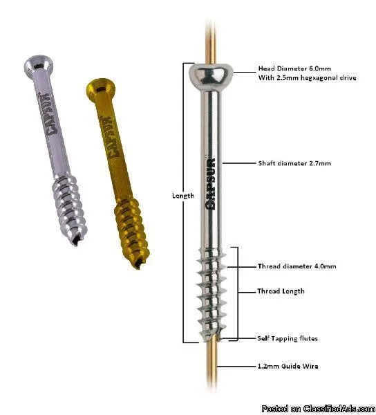 Orthopaedic Cannulated Implants Exporter in India