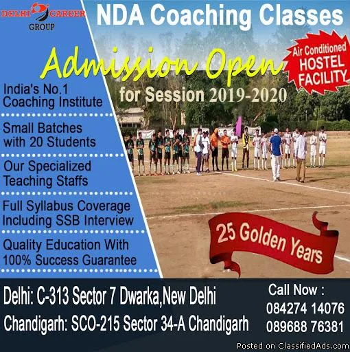 NDA Coaching in Delhi