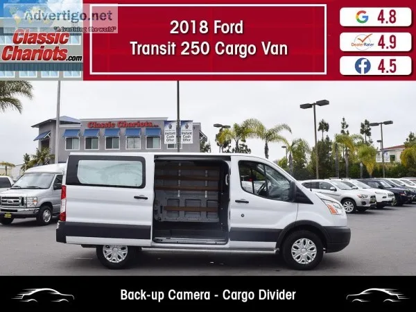 Used 2018 Ford Transit 250 Cargo Van for Sale in San Diego - 198