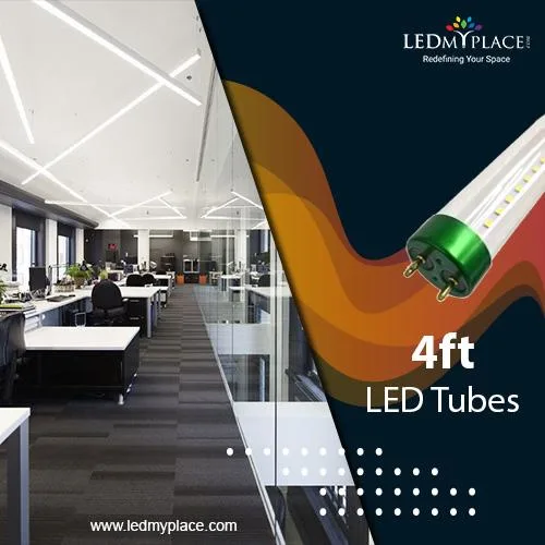 Use Ballast Compatible 4ft LED Tubes that are Easy to Install