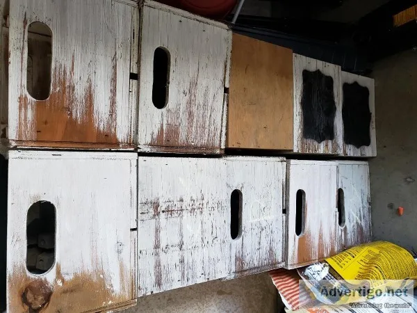 Wooden planter boxes 5 each