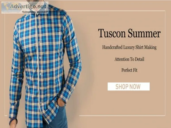 Online Store for Branded Casual Shirts for Men