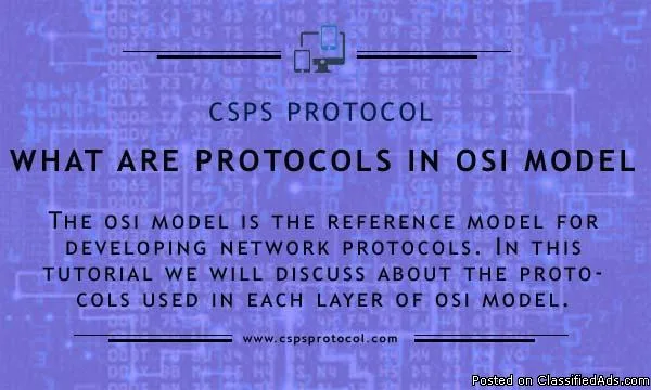 What Are Protocols in OSI Model - CSPS Protocol