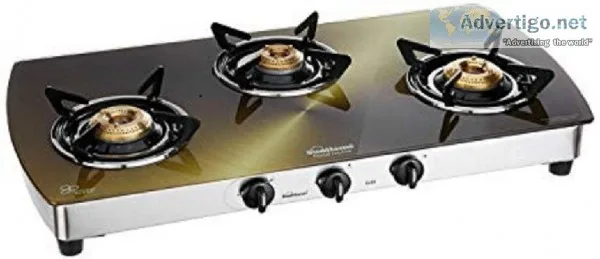 3 Burner Gas Stove with Auto Ignition