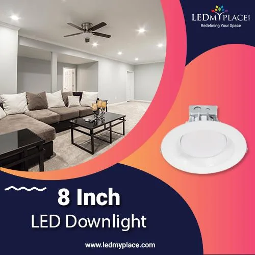 Install 8 Inch LED Downlight that come with Junction box
