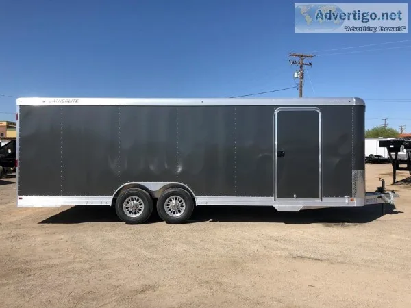 All Aluminum Enclosed Race Car Hauler   Featherlite Cargo Traile
