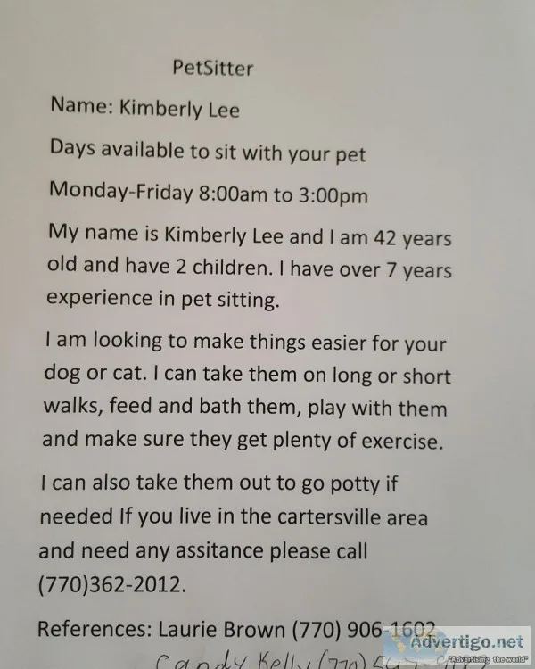 Pet care