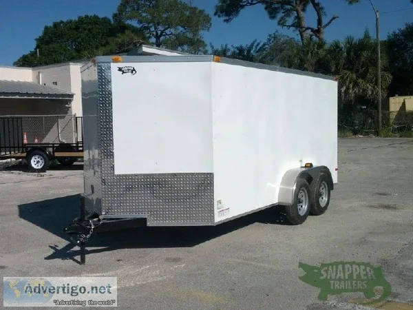 7 x 14 Basic Enclosed Cargo Trailer WV-nose - 39213
